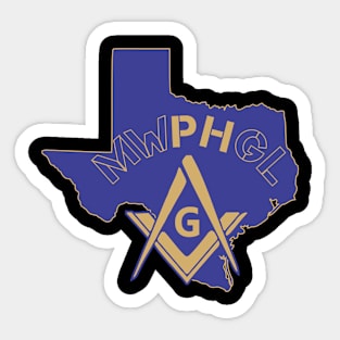 MWPHGLTX - Blue & Gold Sticker